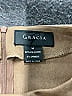Gracia Brown Short Sleeve Blouse Size M - photo 7
