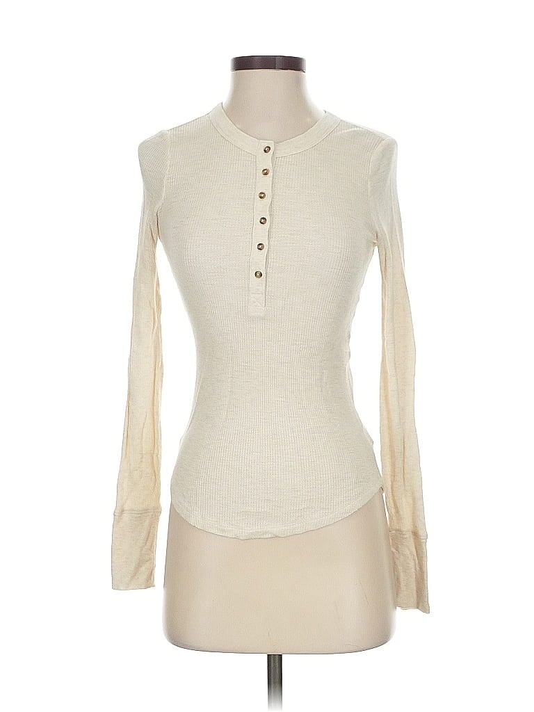 Pre-owned Aerie Cardigan Sweater In White