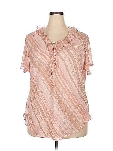 Bob Mackie Short Sleeve Blouse (view 1)