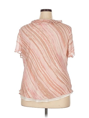 Bob Mackie Short Sleeve Blouse (view 2)