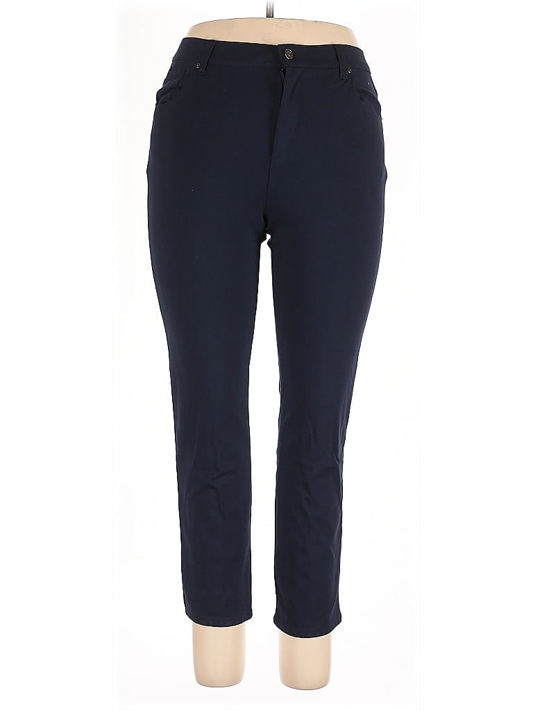 Pre-owned Gloria Vanderbilt Active Pants In Blue