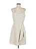 Gianni Bini Solid Ivory Cocktail Dress Size 8 - photo 1