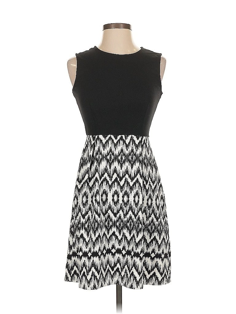 Pre-owned Cynthia Rowley Tjx Casual Dress In Black