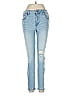 Kendall & Kylie Hearts Blue Jeans Size 28 waist - photo 1