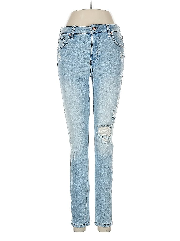 Kendall & Kylie Hearts Blue Jeans Size 28 waist - photo 1