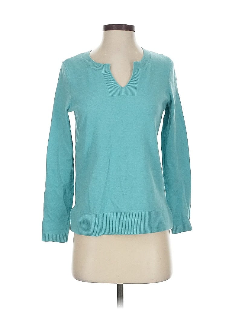 Pre-owned Jjill Pullover Sweater In Blue