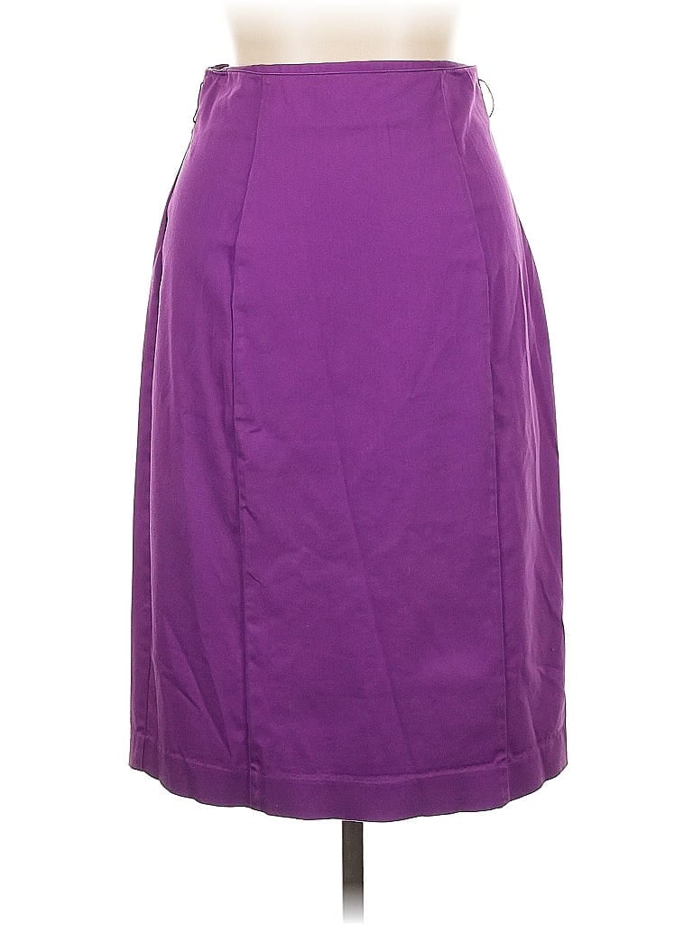 Worthington Solid Purple Formal Skirt Size 8 - photo 1