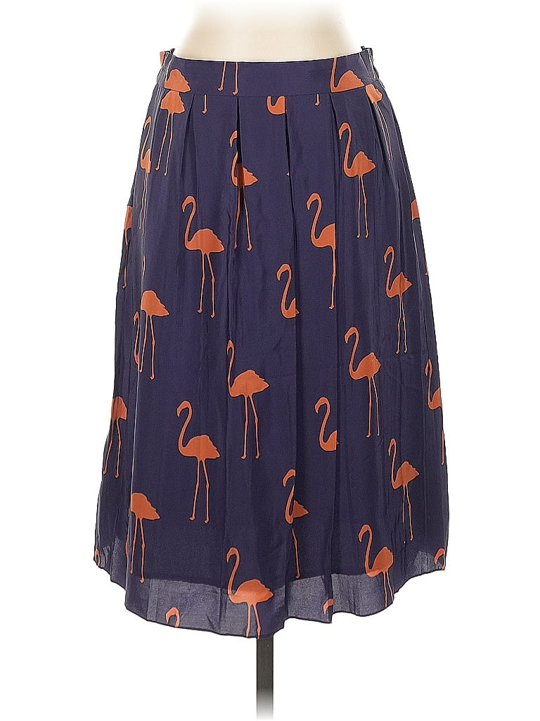 Pre-owned Charlotte By Charlotte Taylor Silk Skirt In Purple