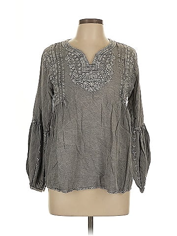 Solitaire Long Sleeve Blouse (view 1)