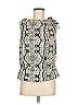 Ann Taylor LOFT Outlet Ivory Sleeveless Blouse Size M (petite) - photo 1