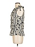 Ann Taylor LOFT Outlet Ivory Sleeveless Blouse Size M (petite) - photo 4