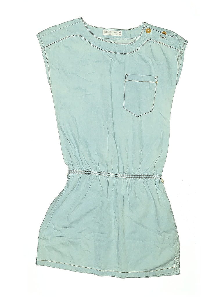 Pre-owned Zara Kids' Dress In Blue