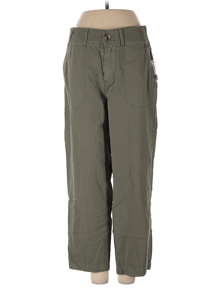Sonoma Goods for Life 100% Cotton Green Casual Pants Size S - photo 1