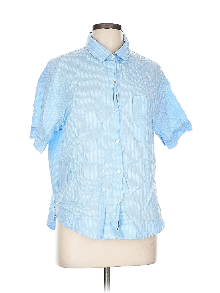 Pre-owned Stars Above Short Sleeve Polo Shirt In Blue