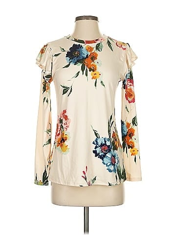 Les Amis 3/4 Sleeve Blouse (view 1)