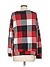 the pulse boutique Plaid Red Burgundy Pullover Sweater Size S - photo 2