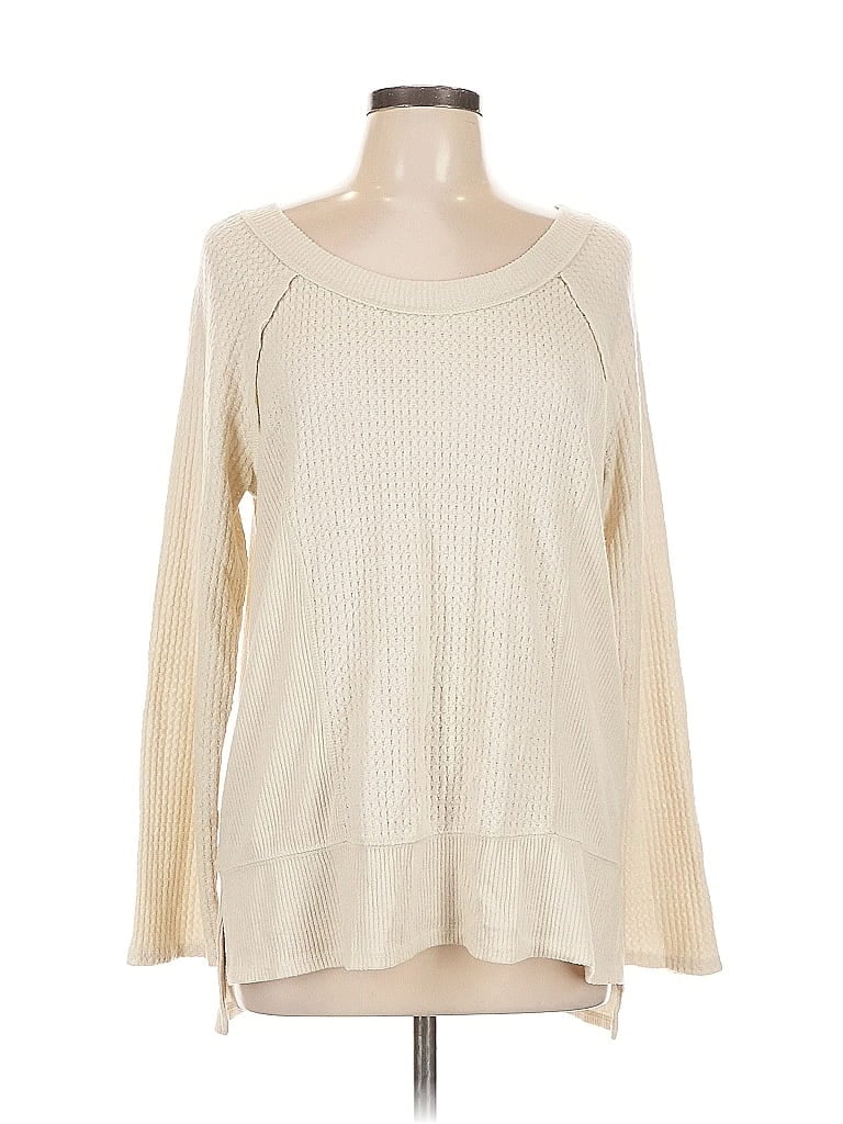Eri + Ali Ivory Pullover Sweater Size L - photo 1