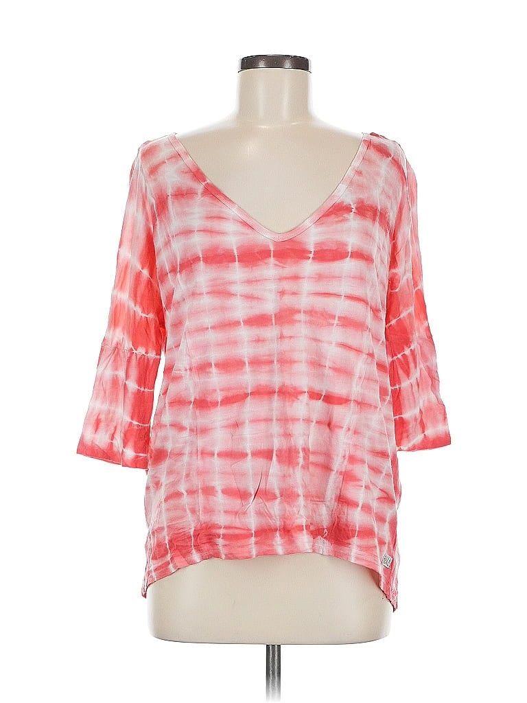 Billabong Pink 3/4 Sleeve T-Shirt Size M - photo 1