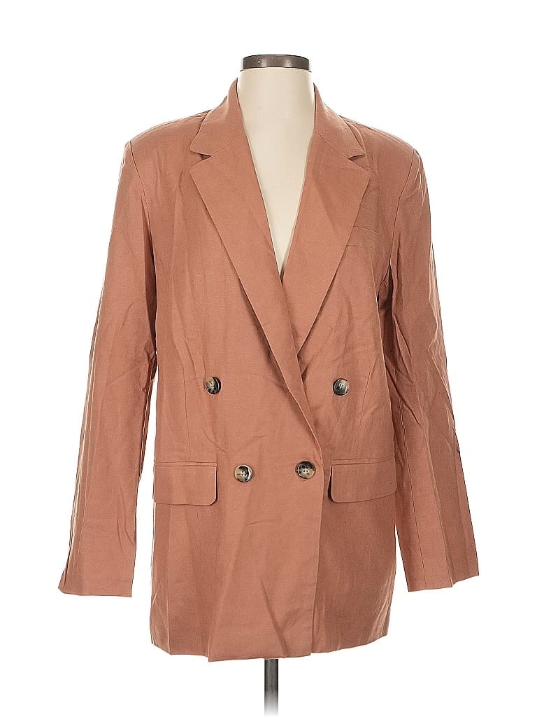 Pre-owned Steve Madden Blazer Jacket In Brown