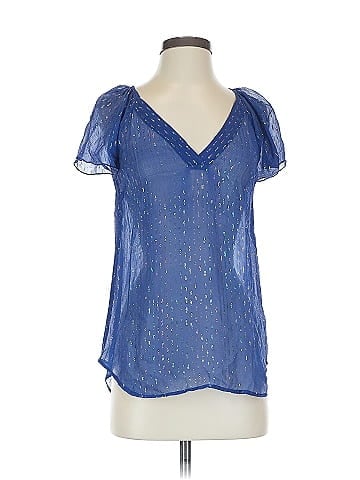 Ella Moss Short Sleeve Silk Top (view 1)