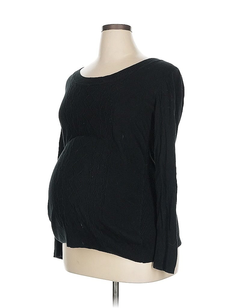 Liz Lange Maternity for Target Black Pullover Sweater Size XL - photo 1