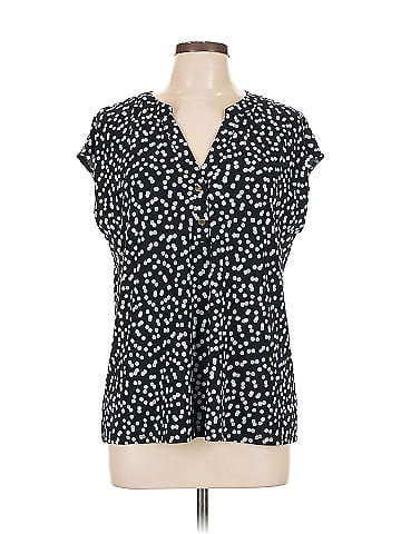 Anne Klein Short Sleeve Blouse (view 1)