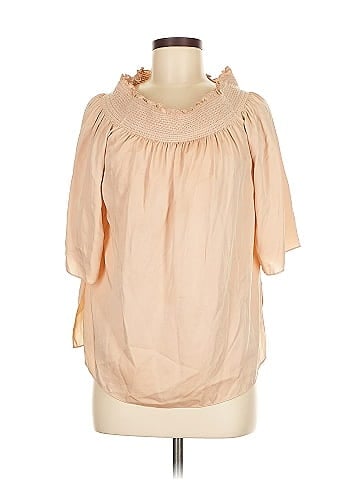 Theory 3/4 Sleeve Silk Top (view 1)