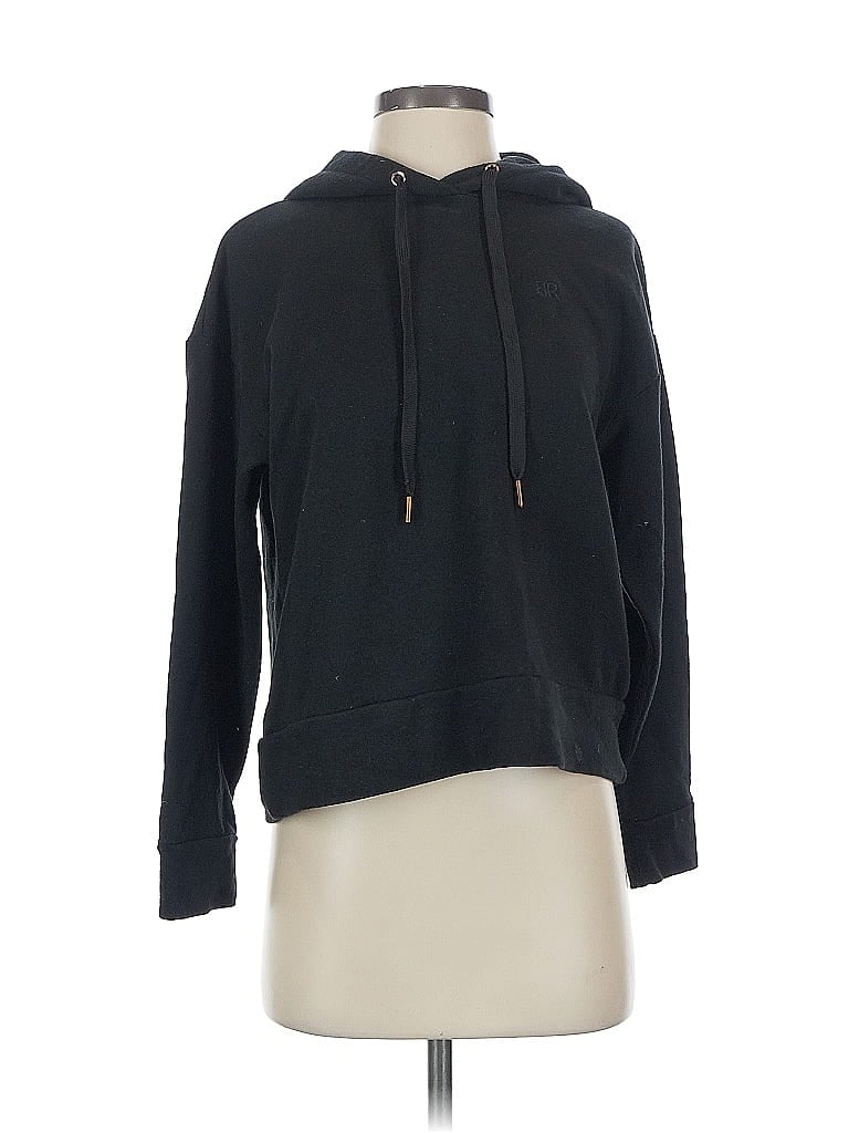 Pre-owned Banana Republic Factory Store Pullover Hoodie In Black