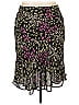 JM Collection 100% Rayon Floral Black Casual Skirt Size 18 - photo 2