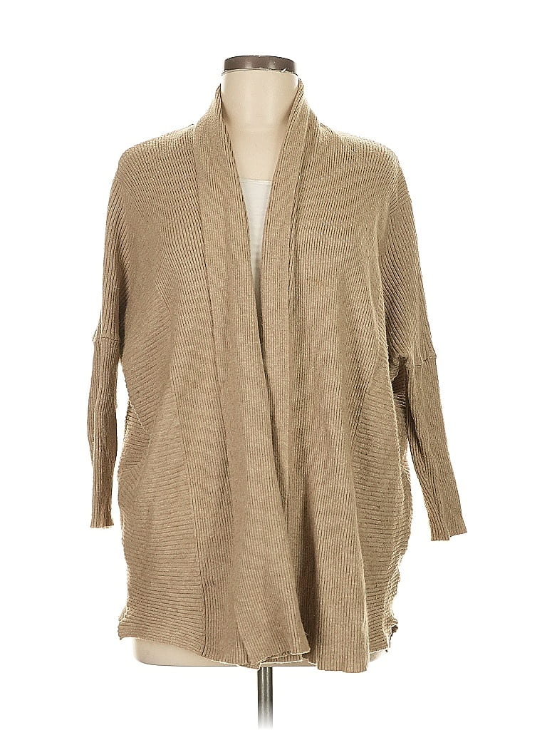 Pre-owned Zara Cardigan Sweater In Brown