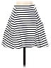 Sail to Sable 100% Cotton Stripes White Casual Skirt Size XXS - photo 1