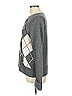 Akris Punto Argyle Gray Wool Pullover Sweater Size 10 (estimated) - photo 4