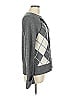 Akris Punto Argyle Gray Wool Pullover Sweater Size 10 (estimated) - photo 3
