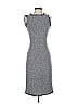 St. John Tweed Gray Cocktail Dress Size 0 - photo 1