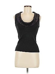 Cache Sleeveless Silk Top