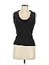 Cache Black Sleeveless Silk Top Size M - photo 1