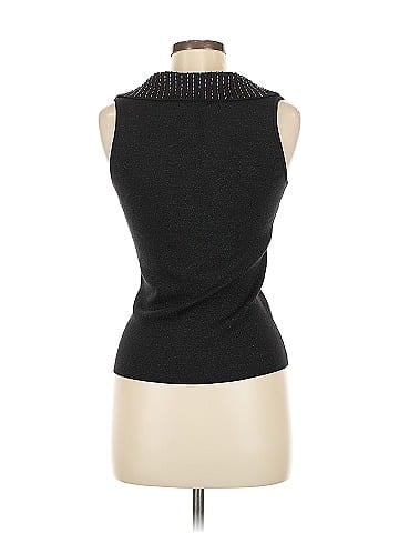 Cache Sleeveless Silk Top (view 2)