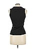 Cache Black Sleeveless Silk Top Size M - photo 2