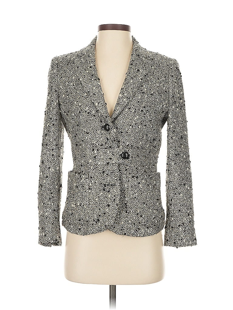 J.Crew Collection Tweed Gray Blazer Size 4 - photo 1