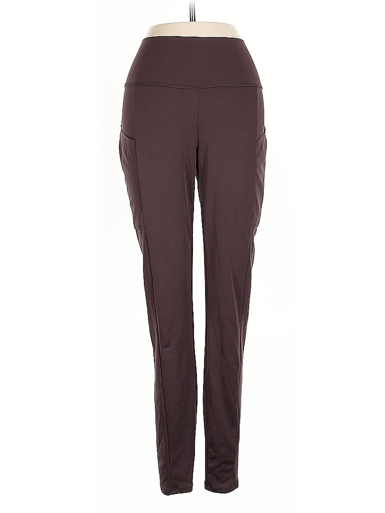 Soma Solid Burgundy Active Pants Size S - photo 1