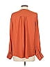Parisa 100% Polyester Orange Long Sleeve Blouse Size S - photo 2