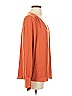 Parisa 100% Polyester Orange Long Sleeve Blouse Size S - photo 4