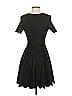 Aqua Solid Black Cocktail Dress Size S - photo 2