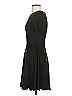 Aqua Solid Black Cocktail Dress Size S - photo 4