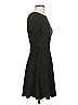 Aqua Solid Black Cocktail Dress Size S - photo 3