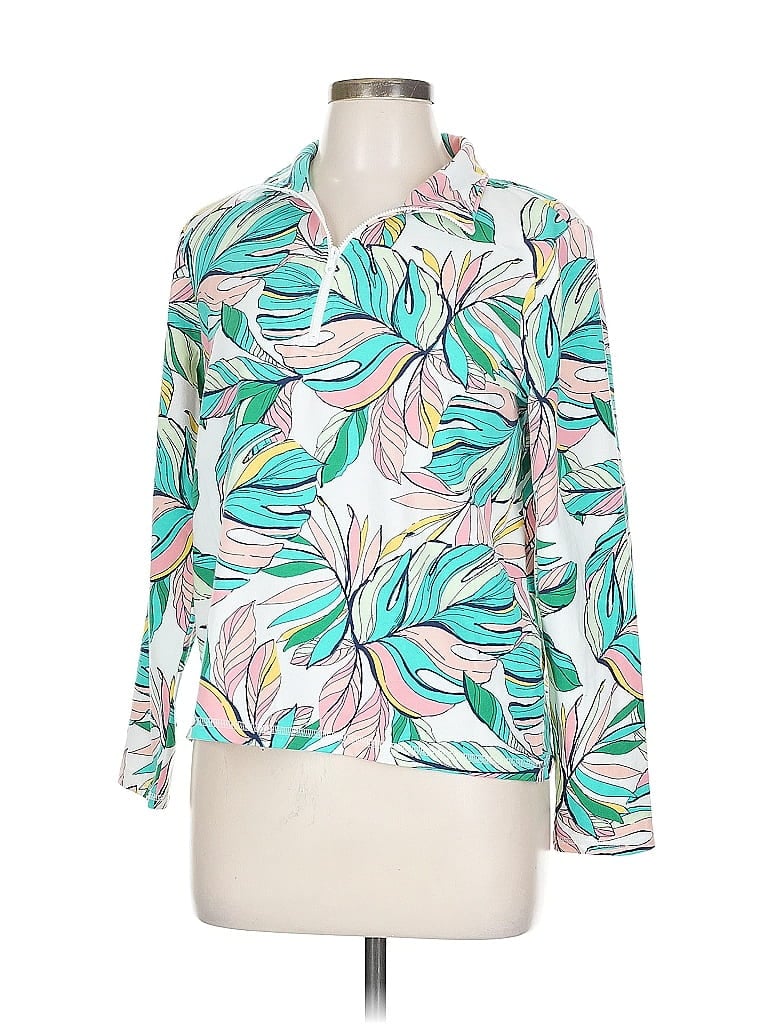 Pre-owned T By Talbots Blazer Jacket In White