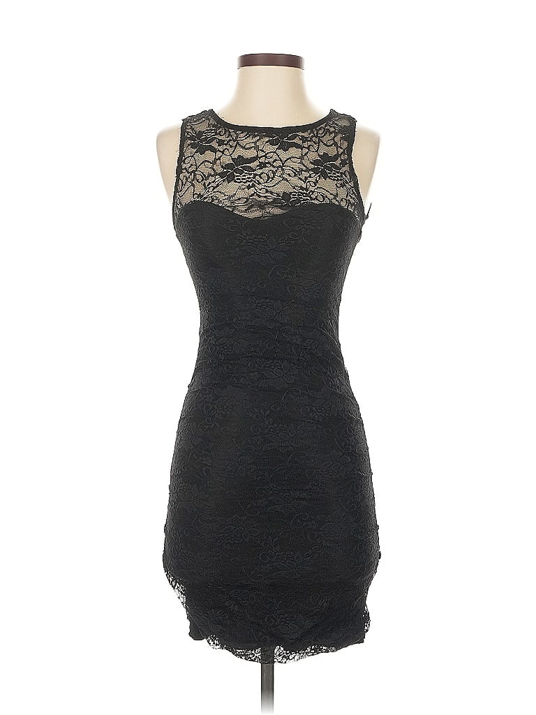 Pre-owned Guess Cocktail Dress In Black