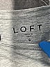 Ann Taylor LOFT 100% Cotton Silver Short Sleeve T-Shirt Size S - photo 7