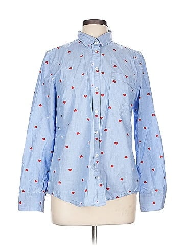 J.Crew Factory Store Long Sleeve Button-Down Shirt (view 1)