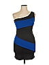 Lily Rose Color Block Blue Cocktail Dress Size XL - photo 1